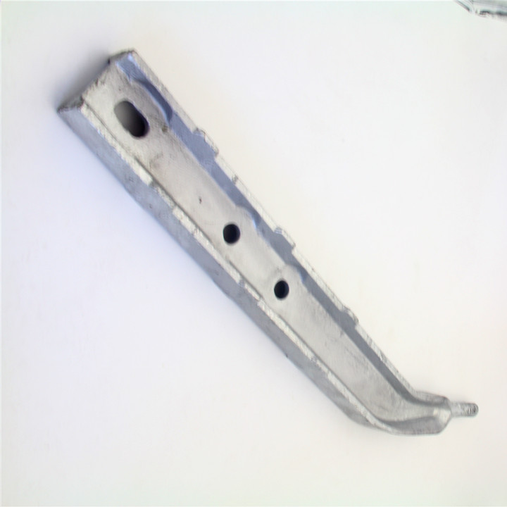 Nodular cast iron zinc-plated pieces
